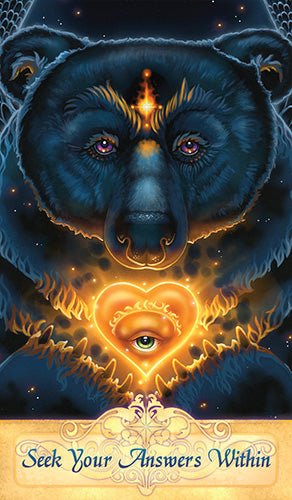 Messenger Oracle (2nd Edition) card offering a glimpse of the deck's sacred imagery — Eternal Spirit