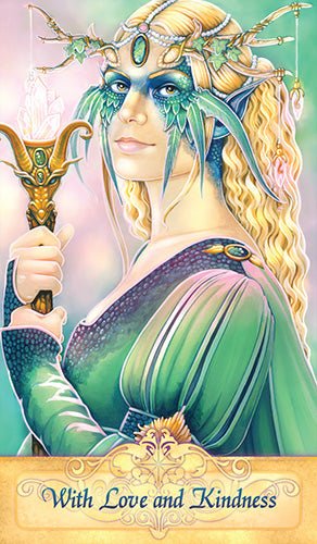 Messenger Oracle (2nd Edition) card featuring the deck's enchanting card art — Eternal Spirit