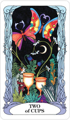 Tarot of a Moon Garden card reflecting the deck's transcendent artwork — Eternal Spirit