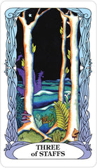 Tarot of a Moon Garden card portraying the deck's otherworldly aesthetic — Eternal Spirit