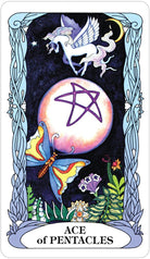 Tarot of a Moon Garden card exhibiting the deck's transformative card art — Eternal Spirit
