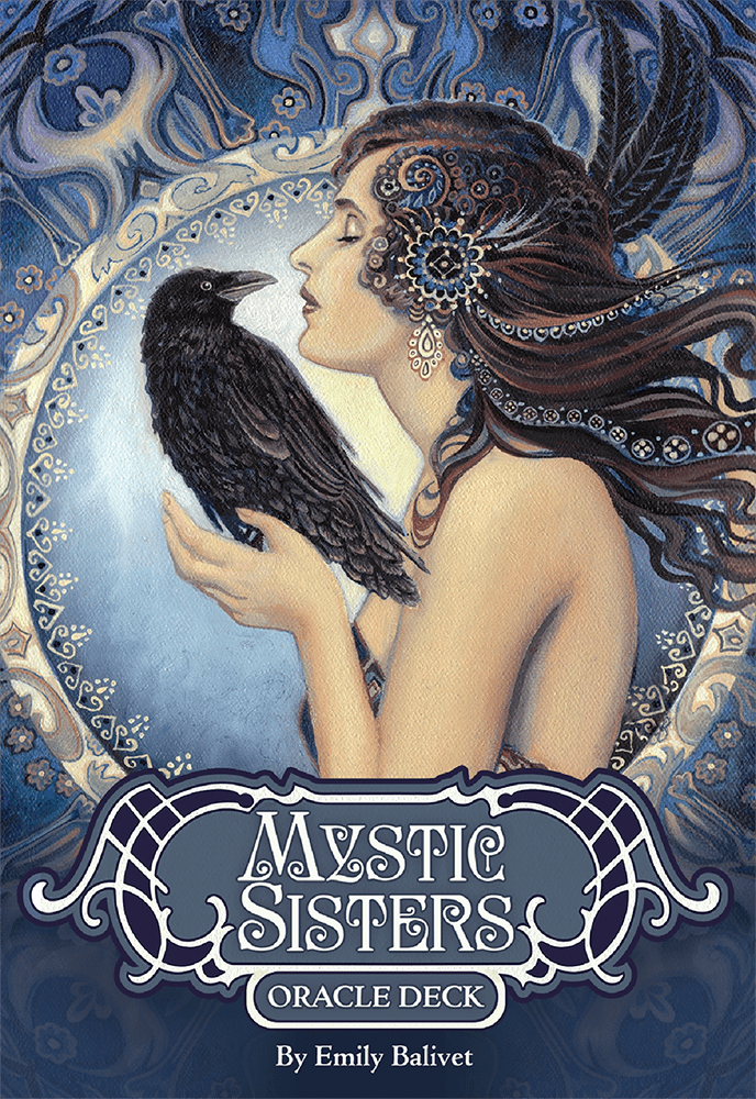 Mystical Sisters Oracle box with ethereal blue mermaids by Emily Balivet — Eternal Spirit