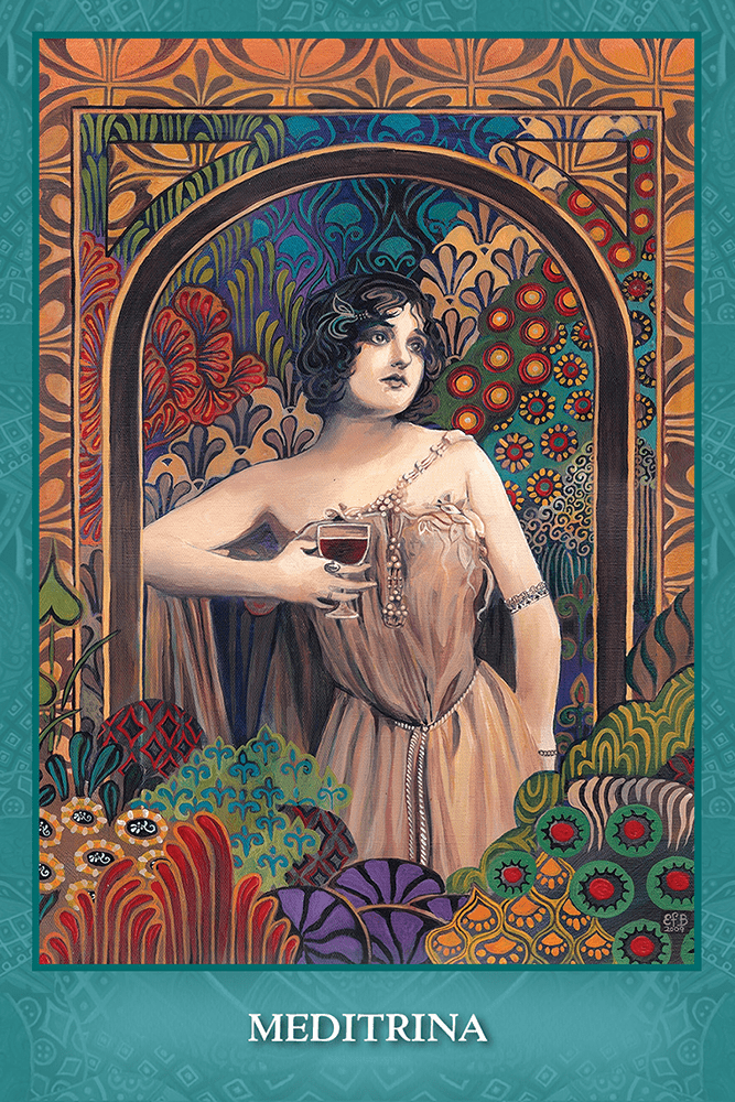 Mystical Sisters Oracle card highlighting the deck's symbolic art — Eternal Spirit