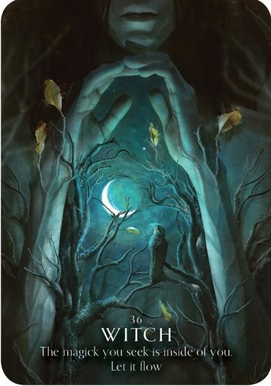 Magick of You Oracle card showcasing the deck's evocative imagery — Eternal Spirit