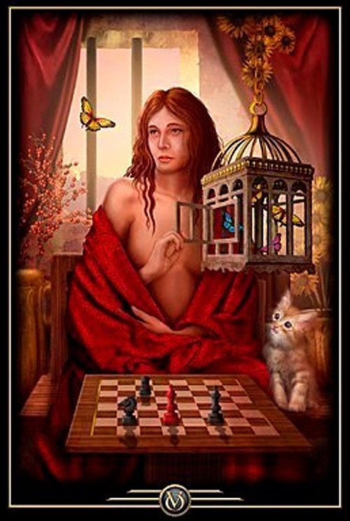 Oracle of Visions Oracle card demonstrating the deck's inspired artistry — Eternal Spirit