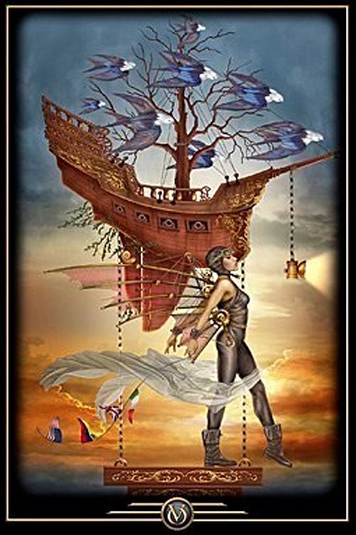 Oracle of Visions Oracle card displaying the deck's hand-painted illustrations — Eternal Spirit