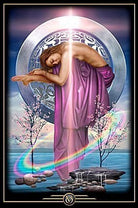 Oracle of Visions Oracle card highlighting the deck's symbolic art — Eternal Spirit