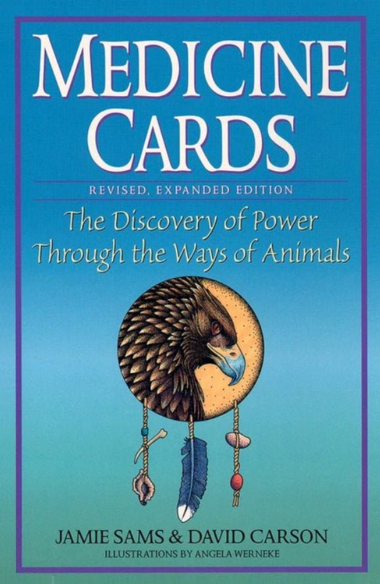 Medicine Cards box with Native American animal art by Jamie Sams and David Carson — Eternal Spirit