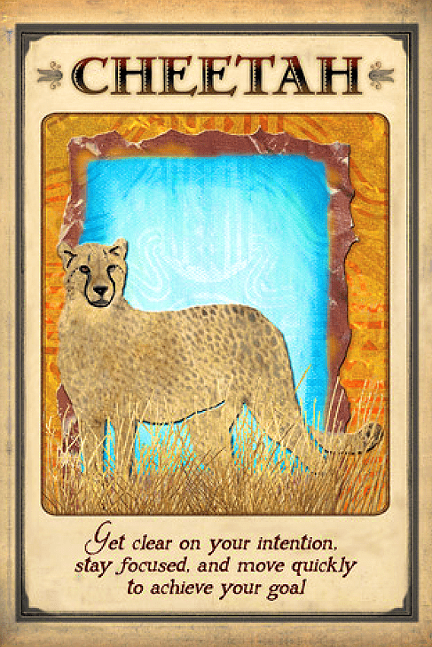 Messages From Your Animal Spirit Guides Oracle card revealing the deck's mystical artwork — Eternal Spirit