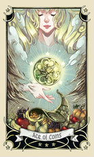 Mystical Manga Tarot card portraying the deck's otherworldly aesthetic — Eternal Spirit