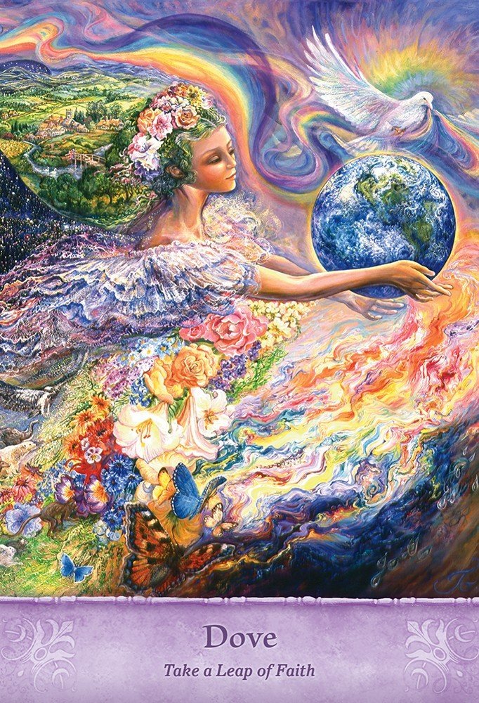 Mystical Wisdom Oracle card offering a glimpse of the deck's sacred imagery — Eternal Spirit