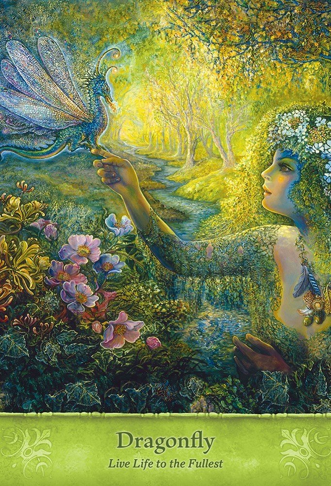 Mystical Wisdom Oracle card showing the deck's detailed artistic vision — Eternal Spirit