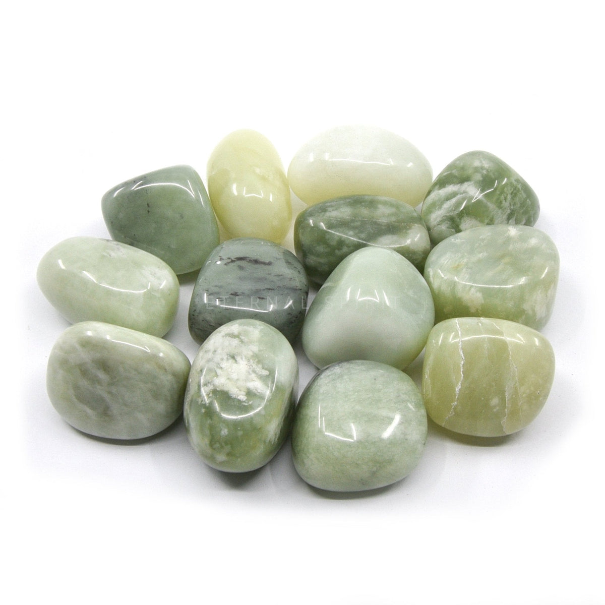 collection of polished Jade (New) tumble stones — Eternal Spirit