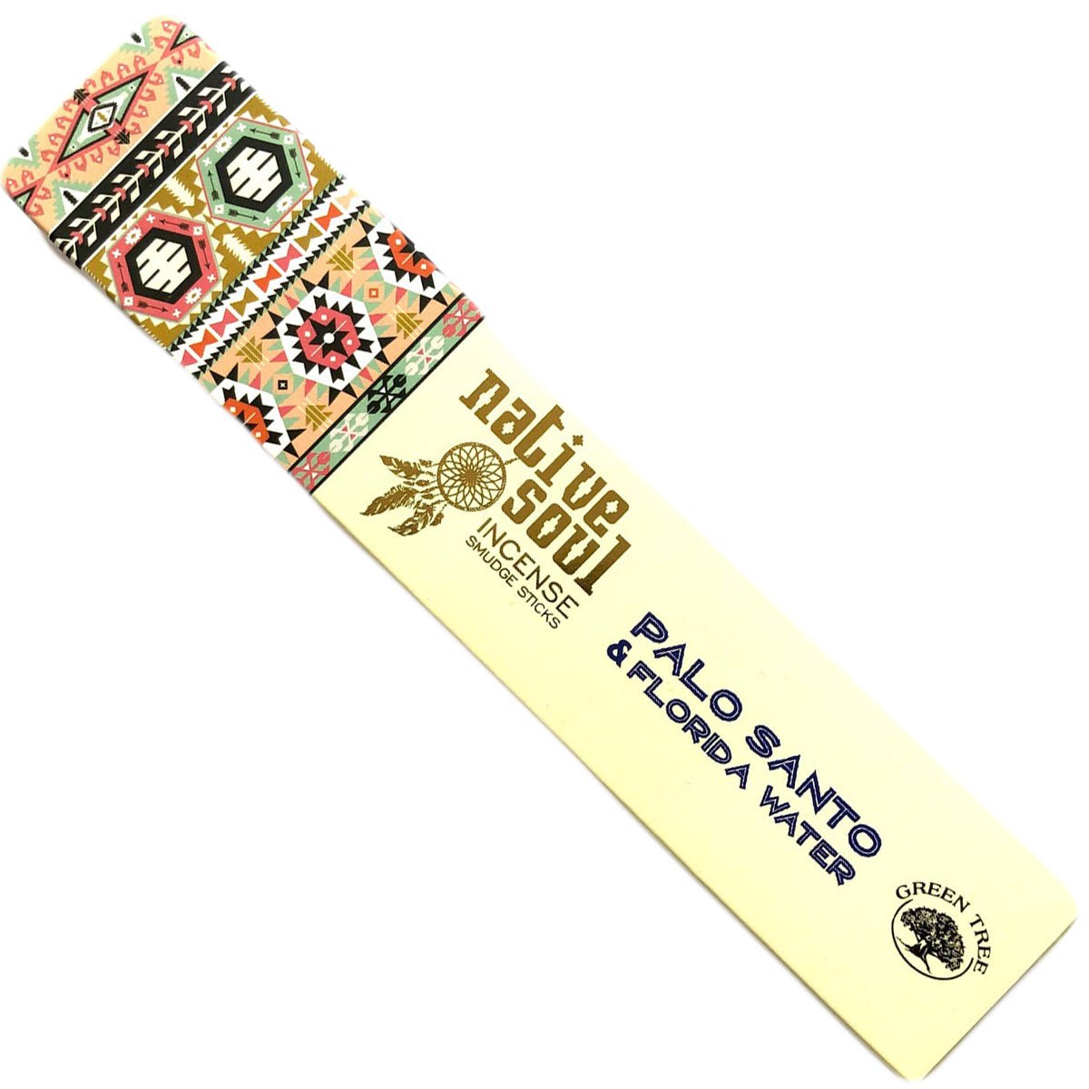 incense sticks - native soul "palo santo & florida water", aromatic herbal bundle on white background — Eternal Spirit