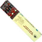 incense sticks - native soul "white sage & dragon's blood", aromatic herbal bundle on white background — Eternal Spirit