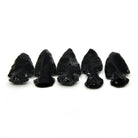 glossy black Obsidian arrowheads, viewed from above — Eternal Spirit
