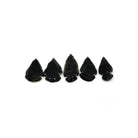 glossy black Obsidian arrowheads, showing depth and lustre — Eternal Spirit