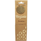 incense cones - organic goodness "jasmine", artisan packaging on white background — Eternal Spirit