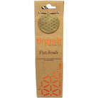 incense cones - organic goodness "patchouli", artisan packaging on white background — Eternal Spirit