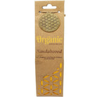 incense cones - organic goodness "sandalwood", artisan packaging on white background — Eternal Spirit