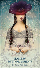 Oracle of Mystical Moments box with surreal woman and rose headdress — Eternal Spirit
