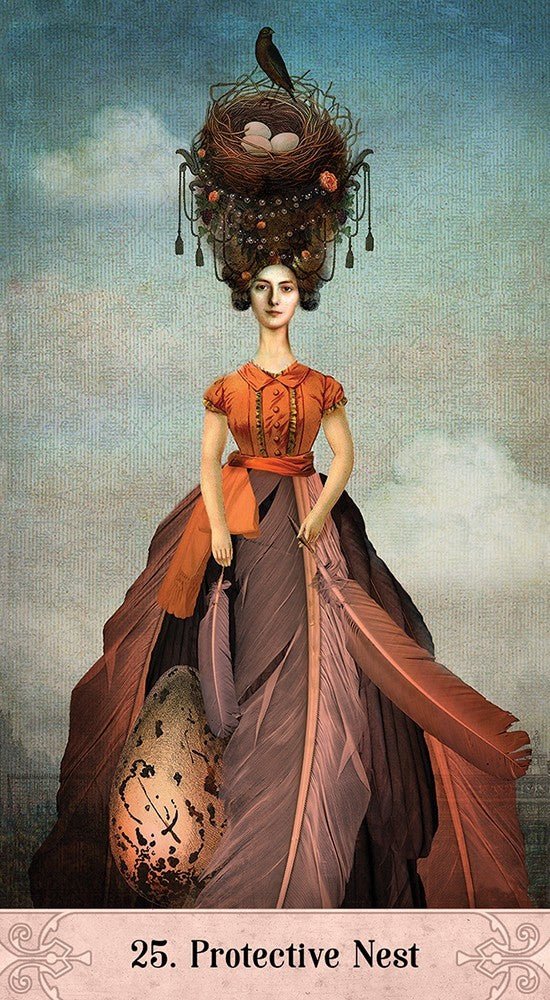 Oracle of Mystical Moments card presenting the deck's visionary illustrations — Eternal Spirit