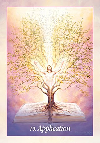 Oracle of the Angels Cards card exploring the deck's contemplative imagery — Eternal Spirit