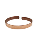 Copper plain bracelet (large), warm patina finish — Eternal Spirit