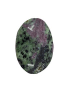 vivid Ruby Zoisite palm stone #3762, showcasing natural beauty — Eternal Spirit