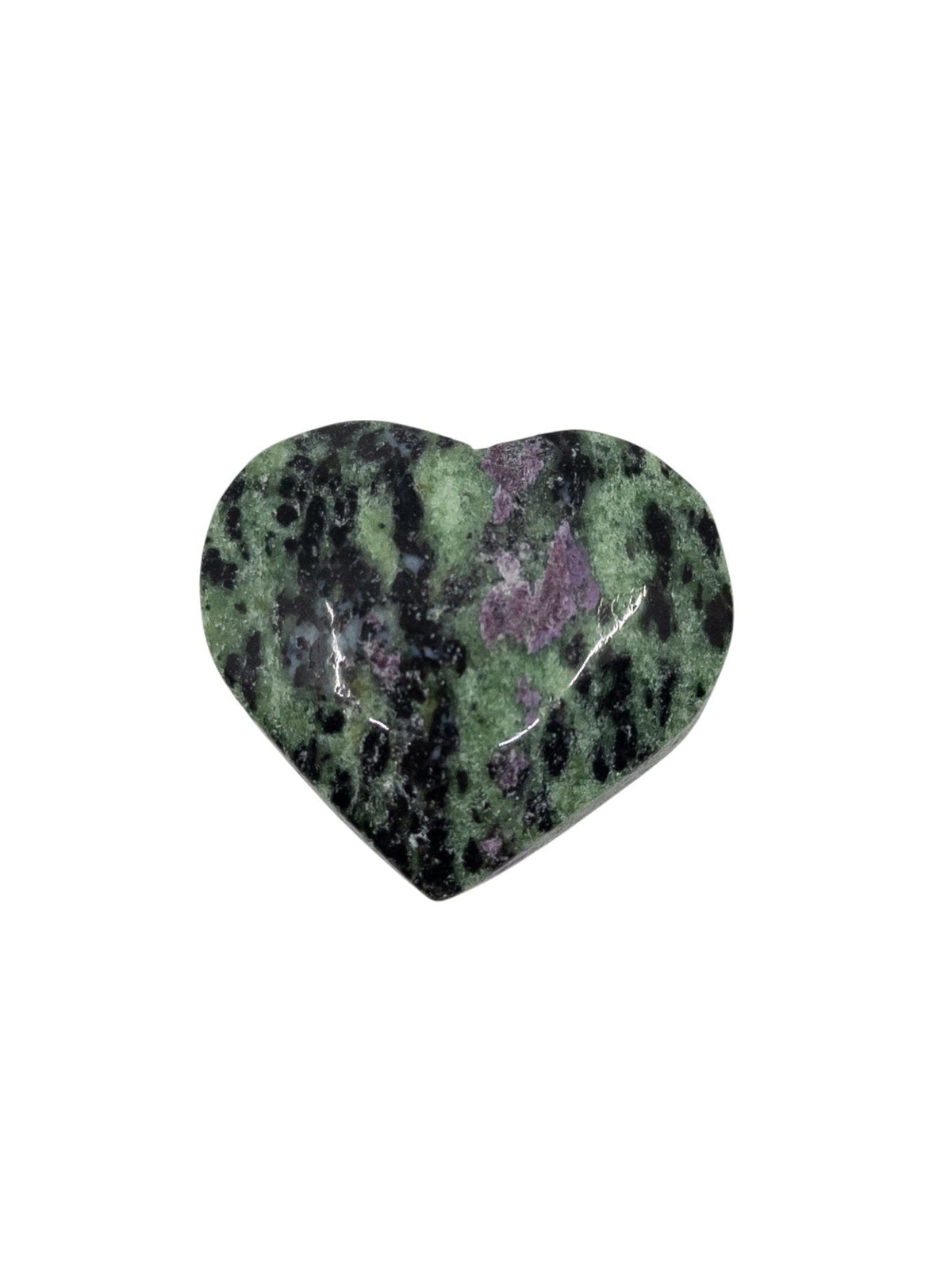 vivid Ruby Zoisite heart #3764, showcasing natural beauty — Eternal Spirit