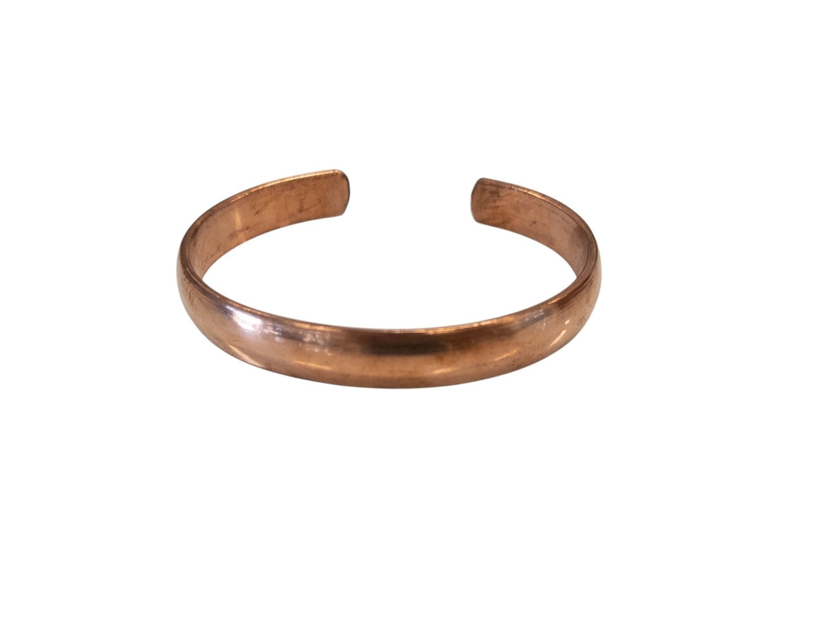 Copper plain bracelet (standard), warm patina finish — Eternal Spirit