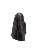 rich violet Amethyst base cut formation #3555, viewed from above — Eternal Spirit