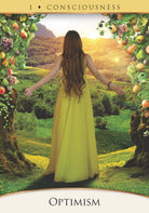 The Quantum Oracle card portraying the deck's otherworldly aesthetic — Eternal Spirit