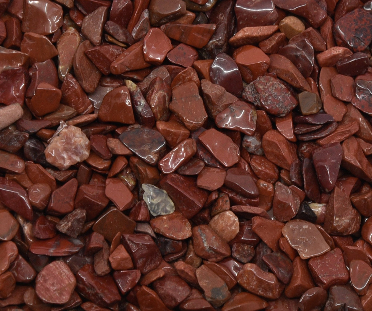 earthy red Jasper chips for grids, crafts and sacred work — Eternal Spirit