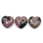 mossy green Unakite 30mm hand-polished heart — Eternal Spirit