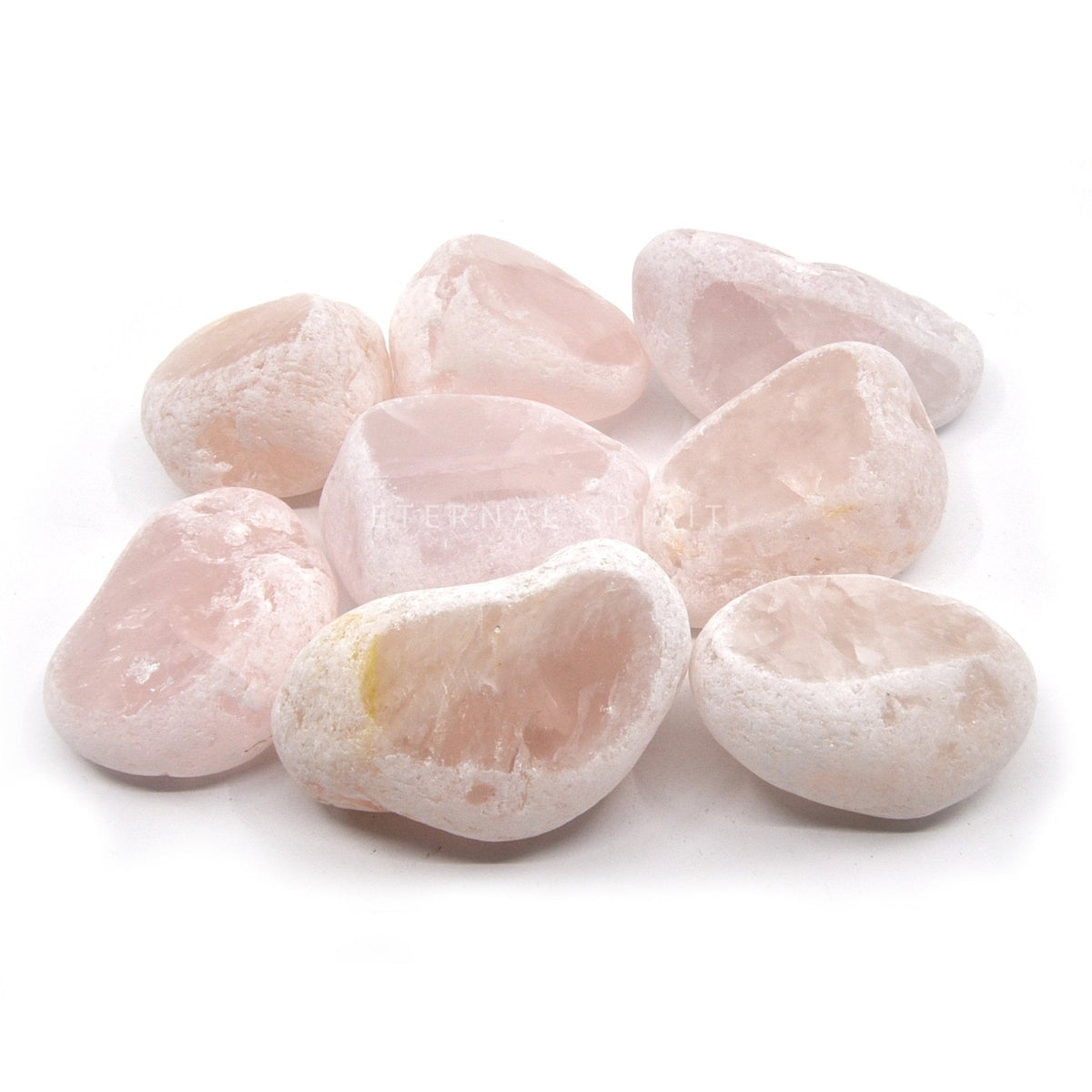 gentle pink Rose Quartz seer stone, showcasing natural beauty — Eternal Spirit