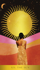 The Sun card from the Radiant Wilds Tarot