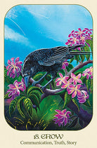 Animal Voices Cards card illuminating the deck's rich colour palette — Eternal Spirit