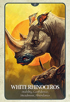 The Secret Language of Animals Oracle card sharing the deck's luminous illustration style — Eternal Spirit
