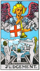 Rider Waite Tarot (Pocket Size) card showcasing the deck's evocative imagery — Eternal Spirit