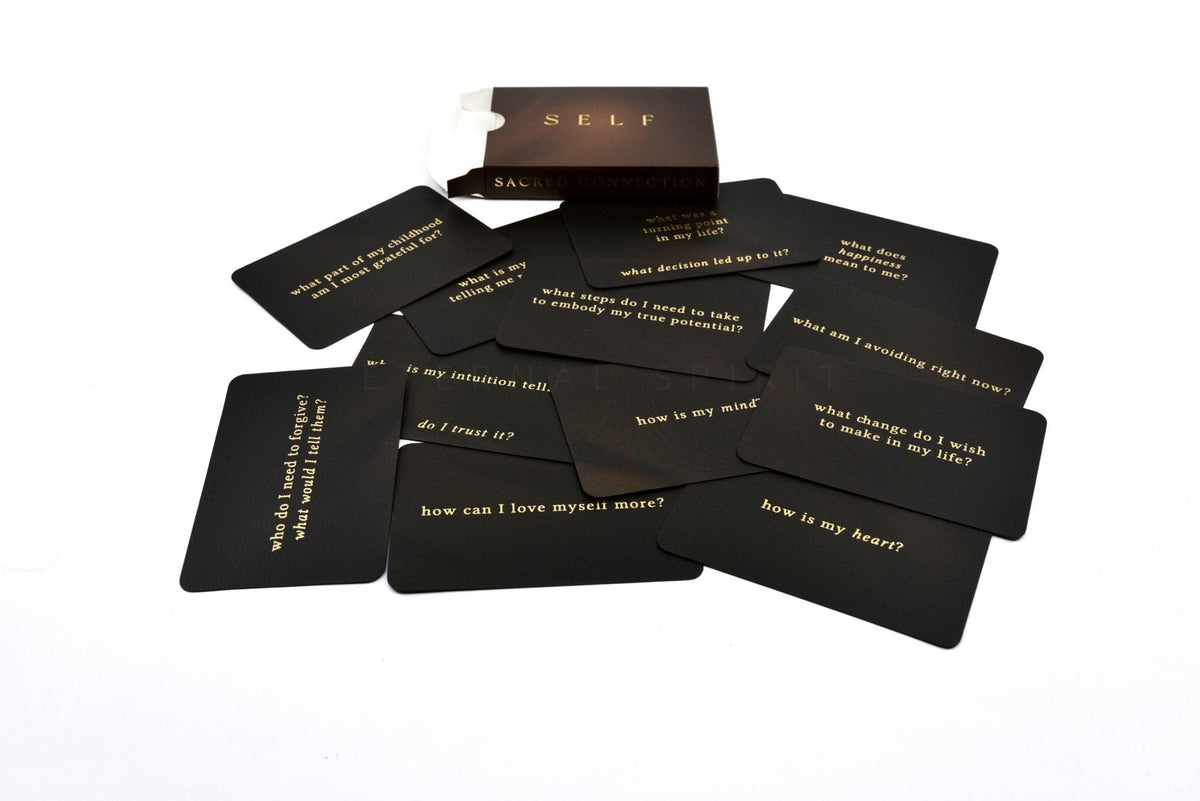 Sacred Connection Cards card revealing the deck's mystical artwork — Eternal Spirit