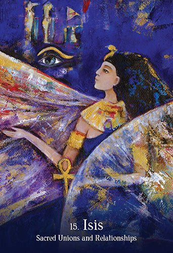 Sacred Mothers & Goddesses Oracle card showing the deck's detailed artistic vision — Eternal Spirit