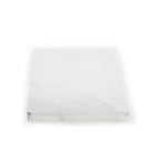 luminous white Selenite charging plate with Plain Square design, showcasing natural beauty — Eternal Spirit
