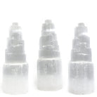 luminous white Selenite crystal lamp (S), soft warm illumination — Eternal Spirit