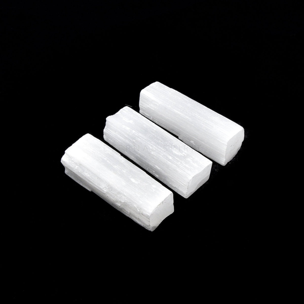 luminous white Selenite polished rod 10cm, $09 selection — Eternal Spirit