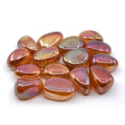 collection of polished Quartz (Sunset Aura) tumble stones — Eternal Spirit
