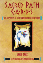 Sacred Path Cards box with Native American eagle shield by Jamie Sams — Eternal Spirit