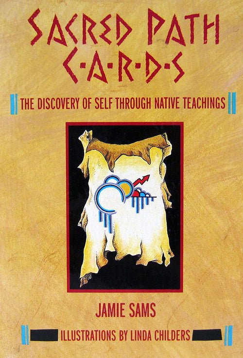 Sacred Path Cards box with Native American eagle shield by Jamie Sams — Eternal Spirit