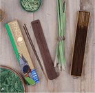 phool "lemongrass" luxury incense sticks, luxury packaging styled with botanicals on rustic wood — Eternal Spirit