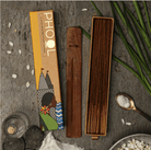 phool "nargis" luxury incense sticks, luxury packaging styled with botanicals on rustic wood — Eternal Spirit